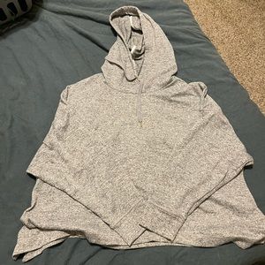 Heather Grey Cropped hoodie Old Navy Size 2X